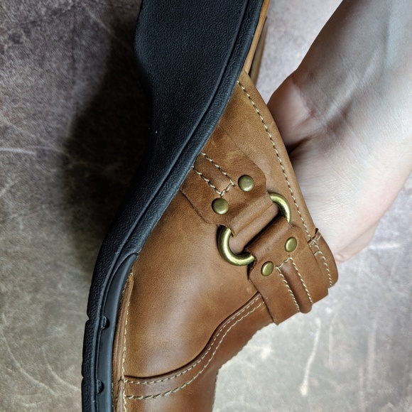 Clark's unstructured leather mules - Picture 5 of 7